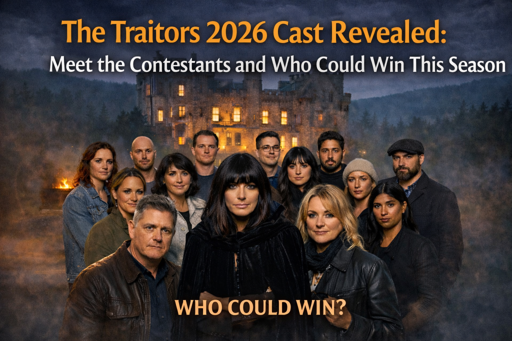 The Traitors 2026 full cast pictured at the Scottish castle ahead of the new BBC season