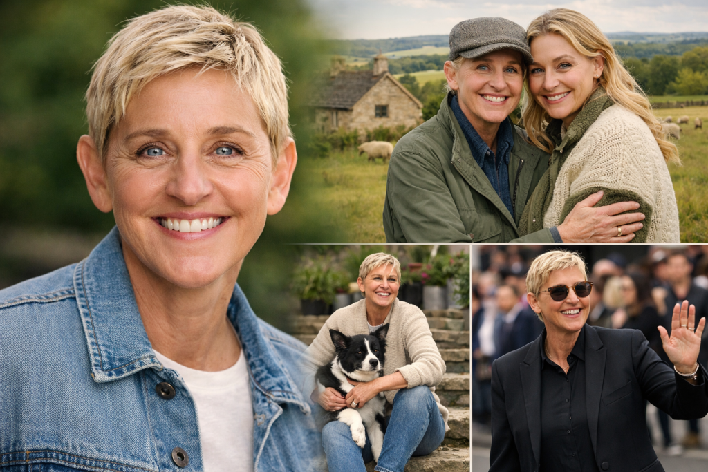 Ellen DeGeneres in 2026 during her life after television in the UK and U