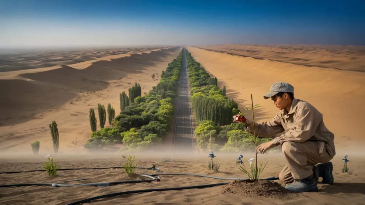 Taklamakan Desert Reforestation