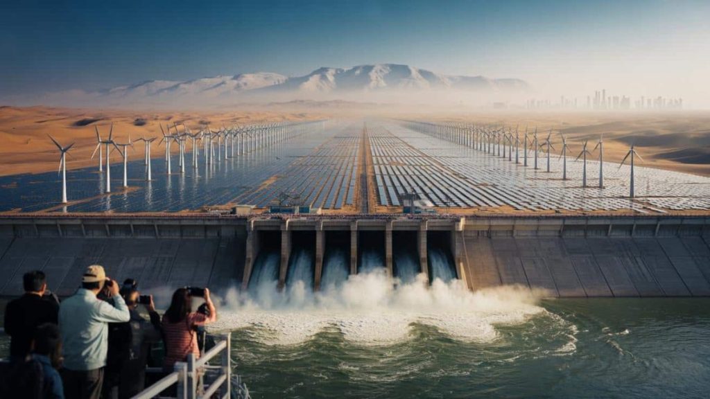Three Gorges Dam Aerial View
