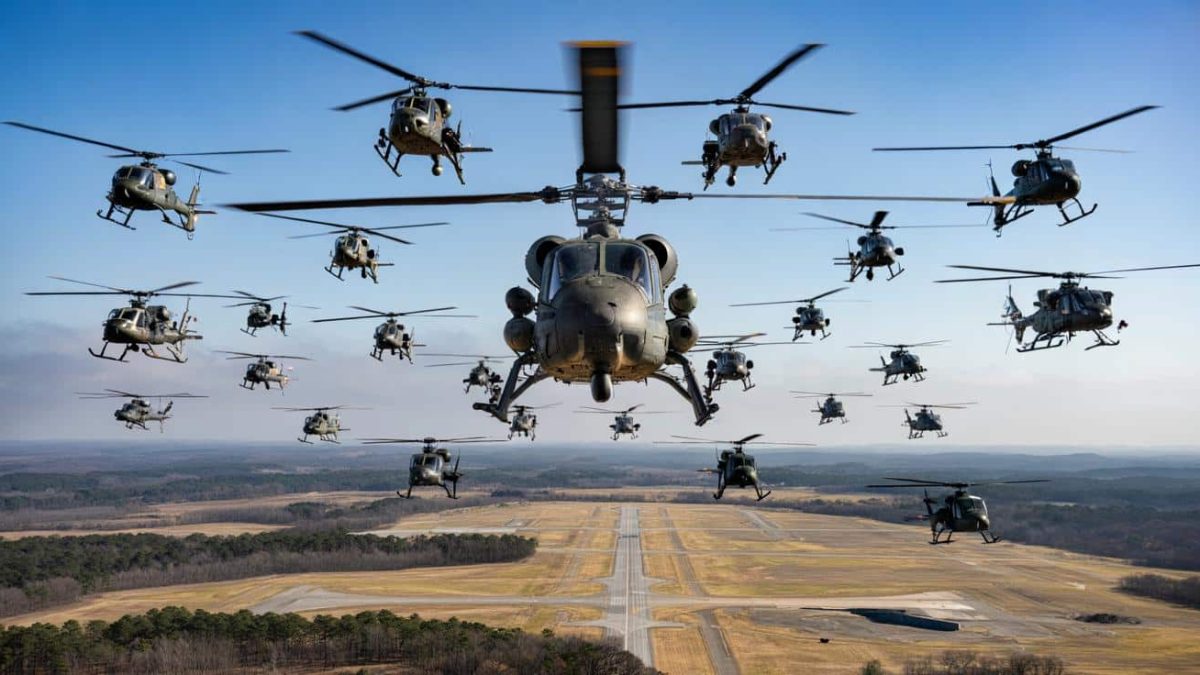 US Military Helicopters Deployment