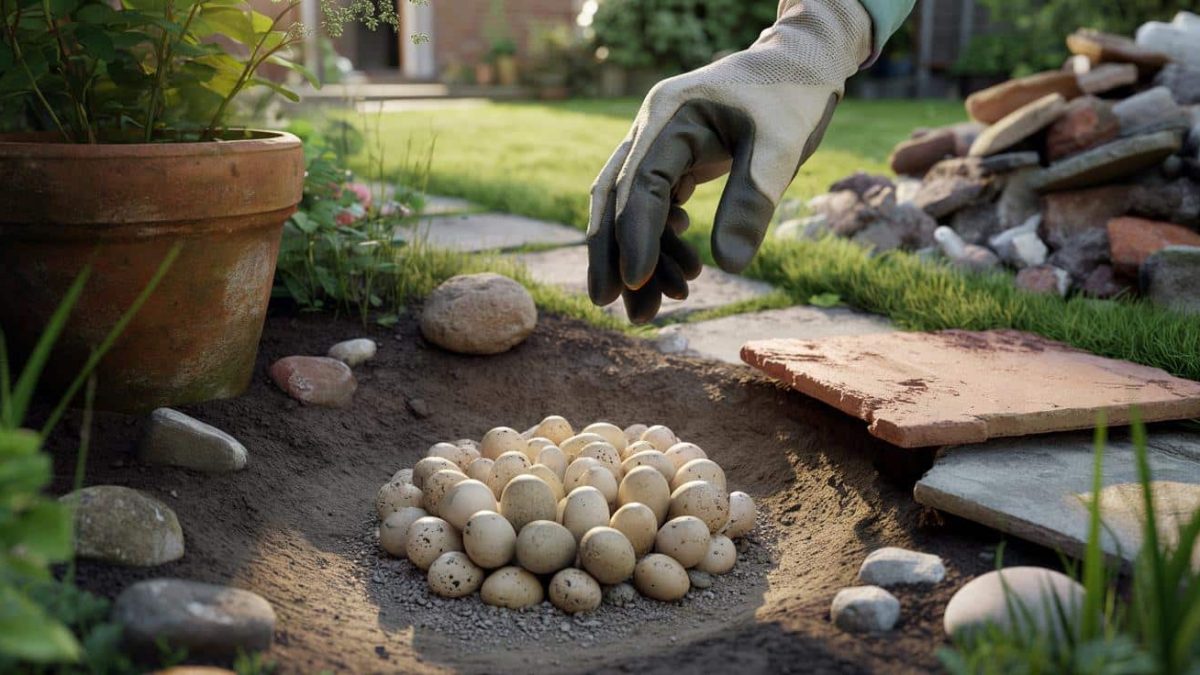 Amphibian Eggs In Garden
