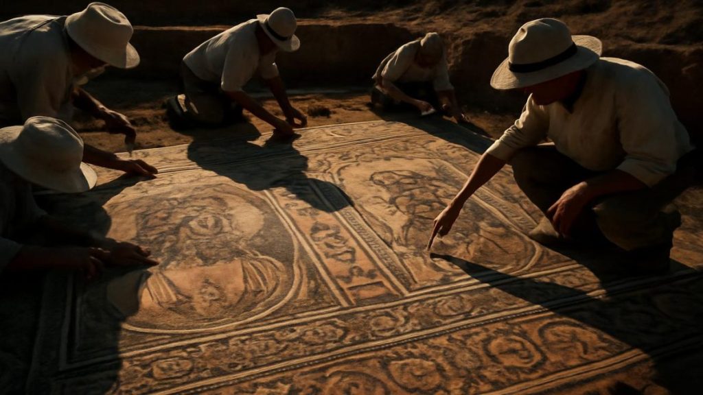 Ancient Rome Egypt Mosaic