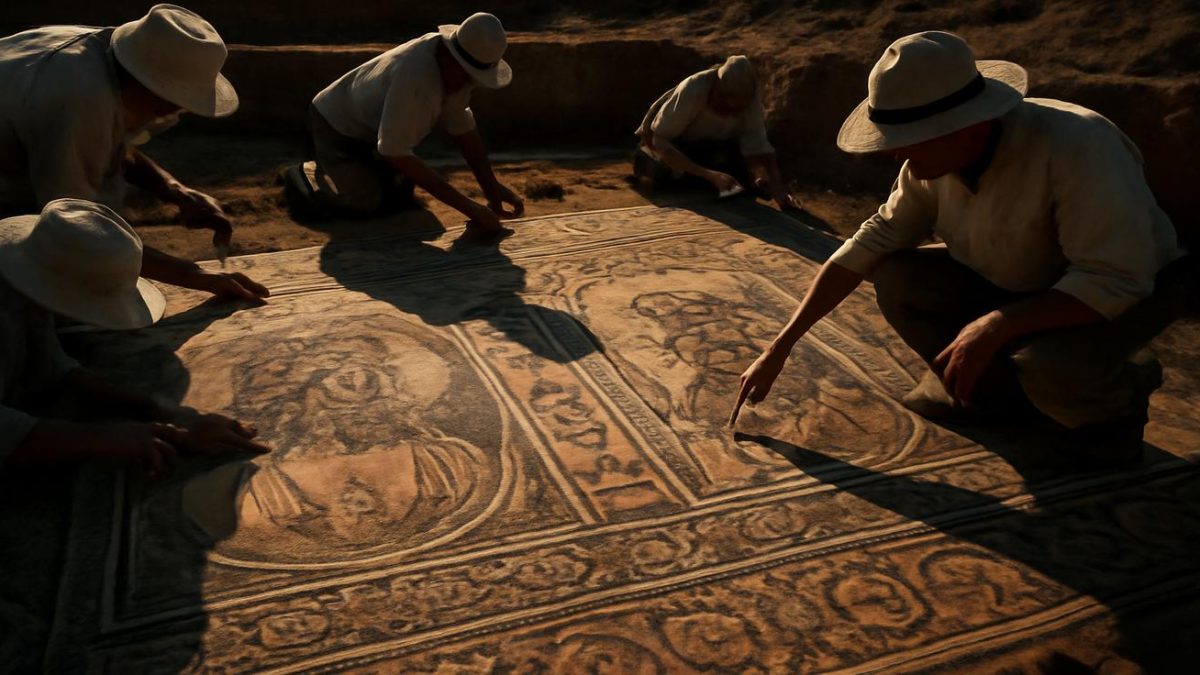 Ancient Rome Egypt Mosaic