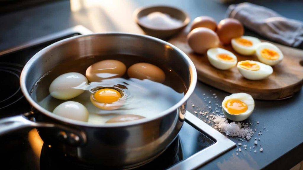 Boiling Eggs With Salt