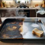 Burnt Baking Tray