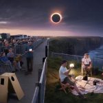 Eclipse Viewing Crowds