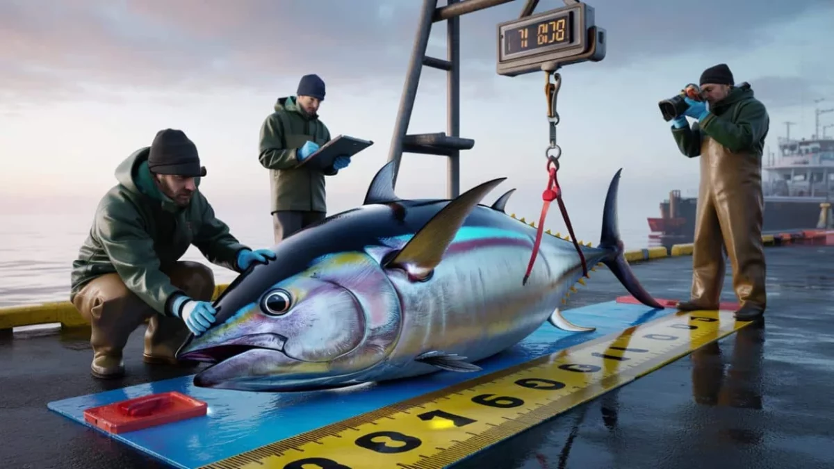 Giant Bluefin Tuna Measurement