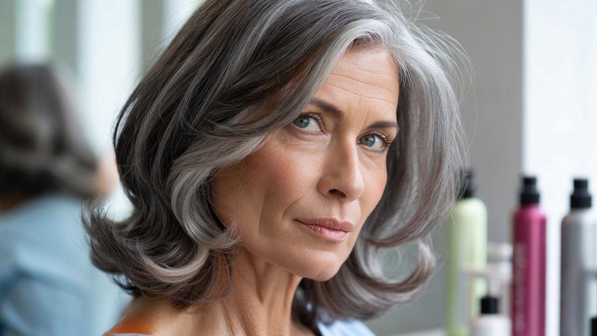 Grey Hair Styling