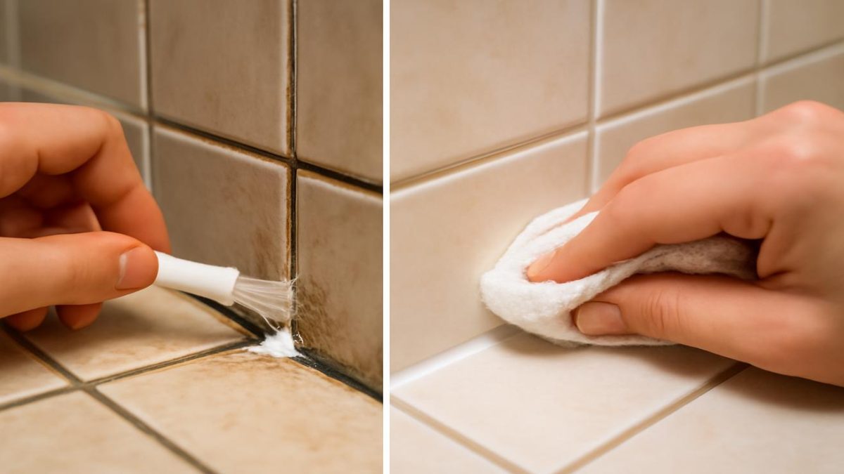 Grout Cleaning Before After