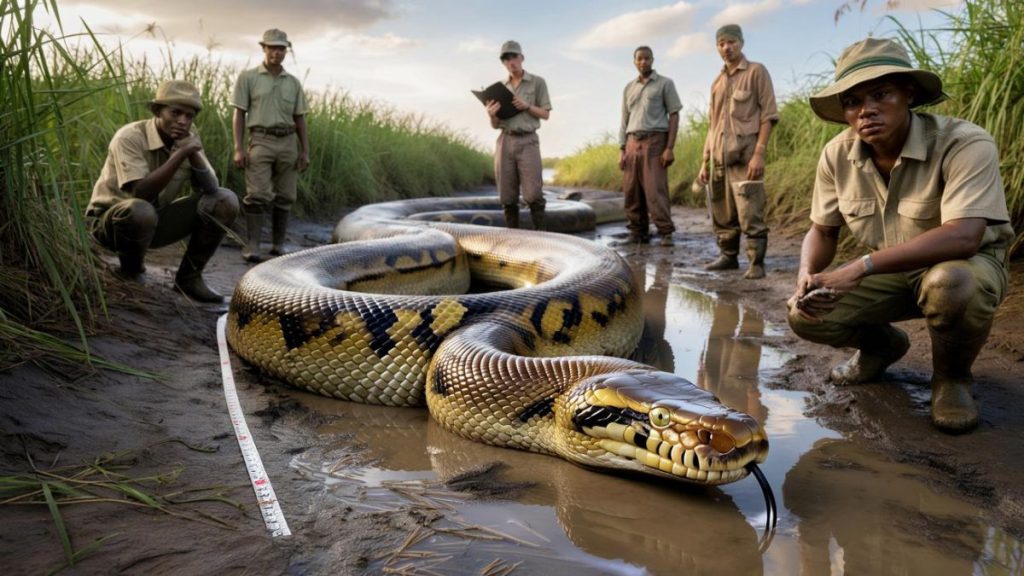 Large African Python Specimen