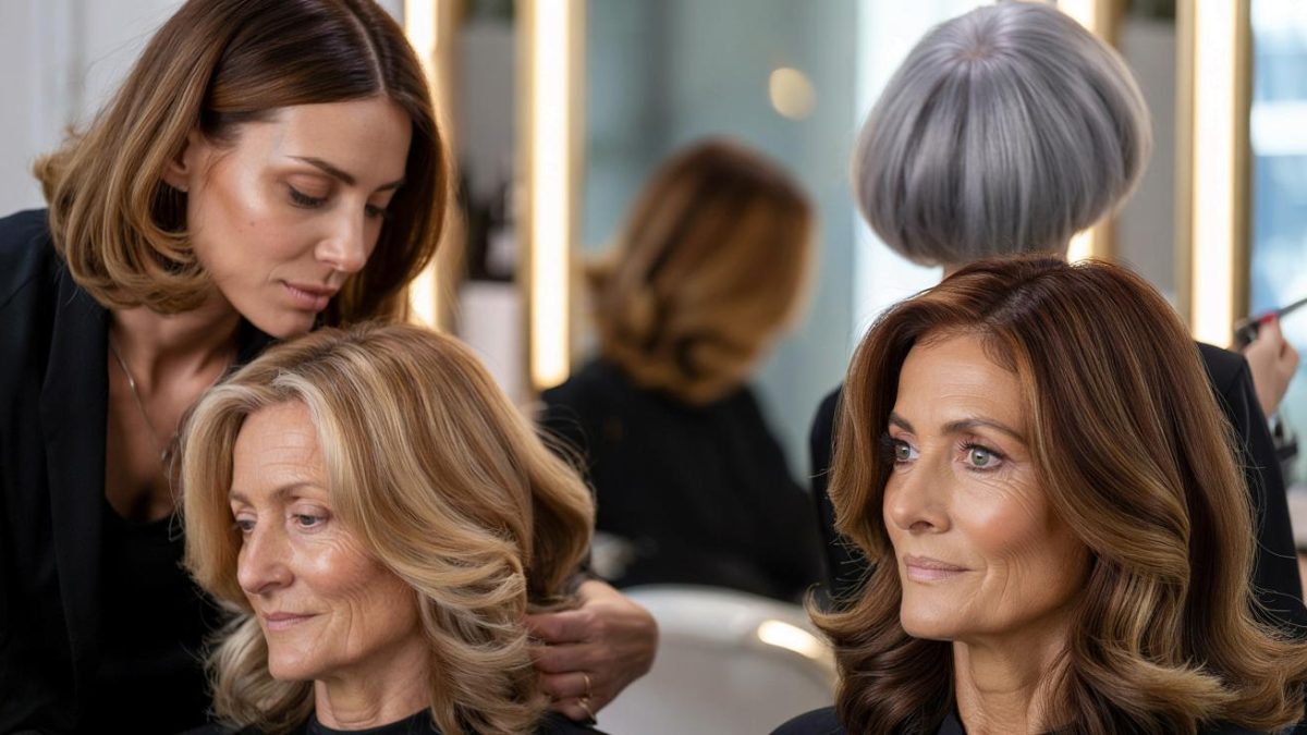Mature Woman Hair Color