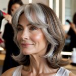 Mature Women Fringe Hairstyle