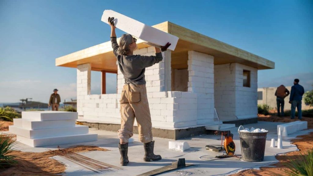 Polystyrene Foam House Construction