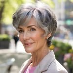 Short Crop Hairstyle Seniors
